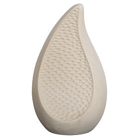 "Lacrima" cremation urn in linden wood, Val Gardena