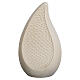 "Lacrima" cremation urn in linden wood, Val Gardena s1