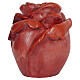Cremation urn "Rosa rossa", limewood, Val Gardena s1