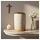 Val Gardena Speranza range limewood urn with 24-carat gold decoration s2