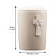Val Gardena white limewood "Speranza" urn with Tree of Life s3