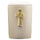 Tree of Life cinerary urn in limewood with gold finish, Hope line, Val Gardena s1