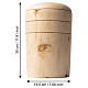 Speranza line Swiss stone pine cremation urn, Val Gardena s3