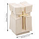 Urna linea Croce legno cirmolo Val Gardena s3