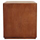 Val Gardena "Cubo" urn in burnished limewood s1