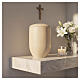 Pace line cinerary urn in limewood, Val Gardena s2