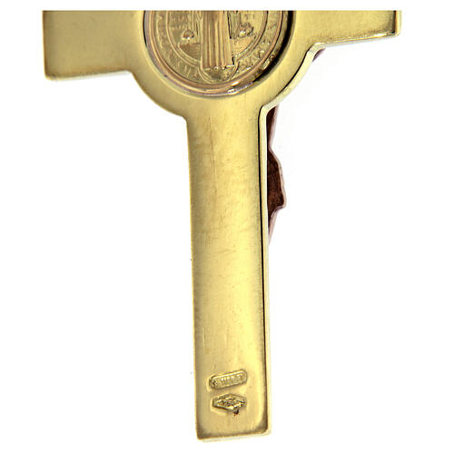 Colgante Cruz de San Benito oro y diamantes 8