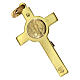 Saint Benedict cross 18K gold and diamond s7