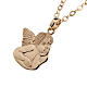 Raffaello's angel 750/00 gold necklace - 1,50 gr s1
