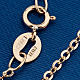 Miraculous 750/00 gold necklace - 1,30 gr s2