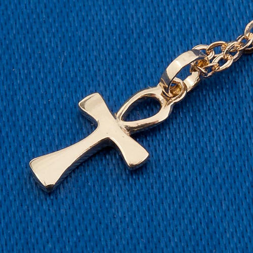 Croix de la Vie collier or 750/00 - 1,30 gr 4