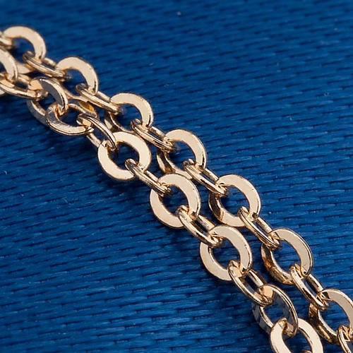 Tau Kreuz Halskette Gold 750/00 - 1,40 Gramm 3