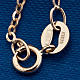 Tau Kreuz Halskette Gold 750/00 - 1,40 Gramm s2
