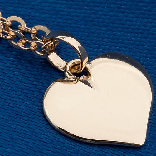 Heart necklace in 750/00 gold - 1,60 gr 4