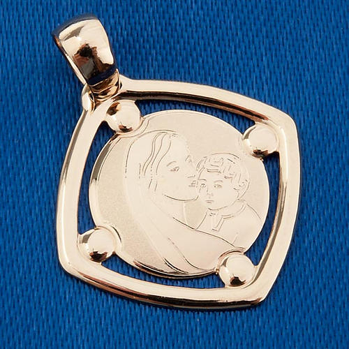 Madonna e Bambino oro 750/00 - gr. 1,10 3