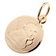 Anioł Raffaello medalik okrągły złoto 750/00 1g s1