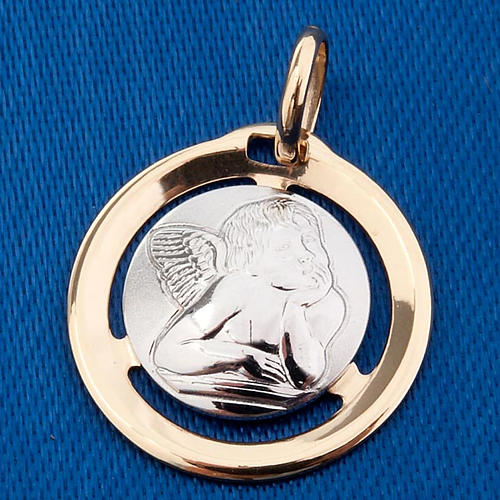 Kreise Medaille Engel vom Raffaello Gold 750/00-1,30 Gramm 3