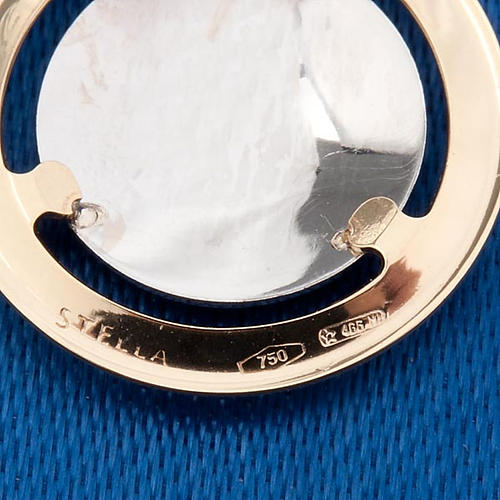 Médaille ange de Raphael rond or 750/00, 1.3 gr 2