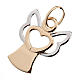 Angelo stilizzato pendente oro 750/00 - gr. 1,40 s1