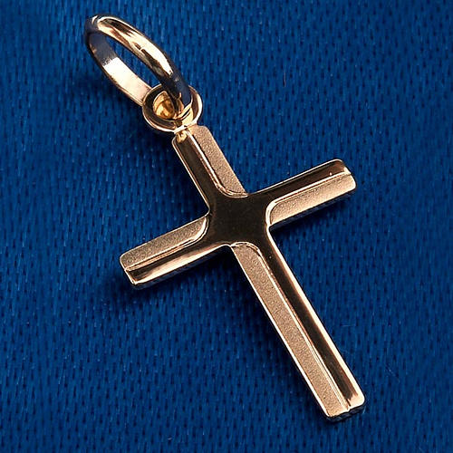 Croix pendentif or 750/00 - 0,48 gr 3