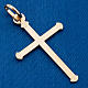 Gold rounded cross pendant - 0,70 gr s3