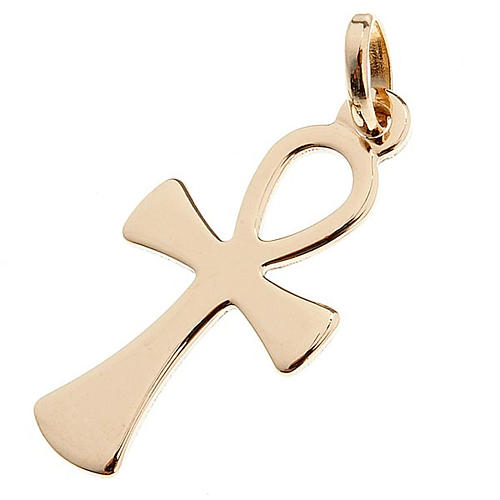 Croix de la Vie pendentif or 750/00 - 1,10 gr 1