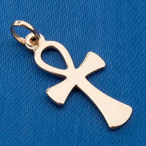 Croix de la Vie pendentif or 750/00 - 1,10 gr 3