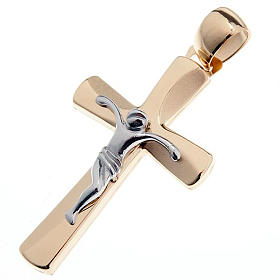 Pingentes, Cruzes, Broches, Correntes: Crucifixo pingente ouro 750/00 3,44 g Pingentes, Cruzes, Broches, Correntes: Crucifixo pingente ouro 750/00 3,44 g