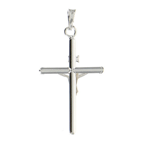 Silver crucifix pendant 2