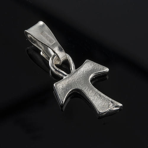Tau cross in silver 925. 1,2 x 1 cm 2