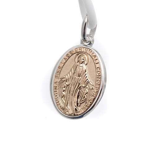Miraculous medal necklace in silver 1