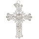 Cross pendant, 800 silver, flower decorations 32,9g s1