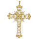Cross pendant, 800 silver, flower decorations 20,1g s1