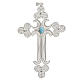 Pendente croce filigr. argento 800 - gr. 12.7 s1