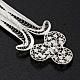 Pendente croce filigr. argento 800 - gr. 12.7 s4