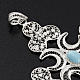 Pendente croce filigr. argento 800 - gr. 12.7 s5