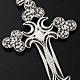 Pendente croce filigr. argento 800 - gr. 12.7 s6