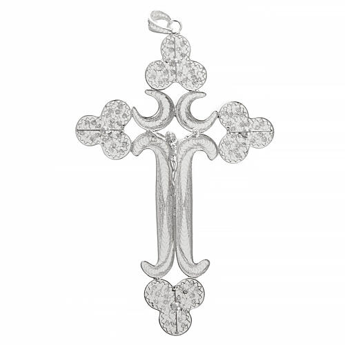 Pendentif croix filigrane argent 12,7 gr 1