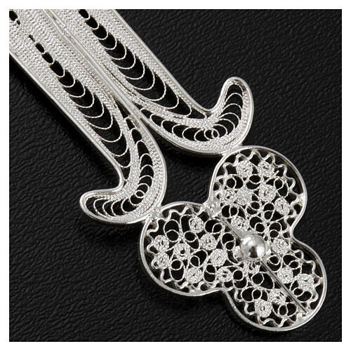 Pendentif croix filigrane argent 12,7 gr 7