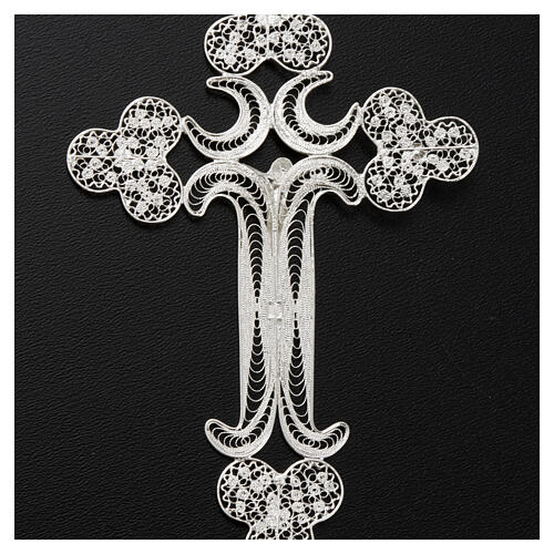Pendentif croix filigrane argent 12,7 gr 8