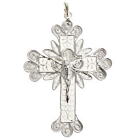 Cross pendant with Christ's body, 800 silver 5,9g