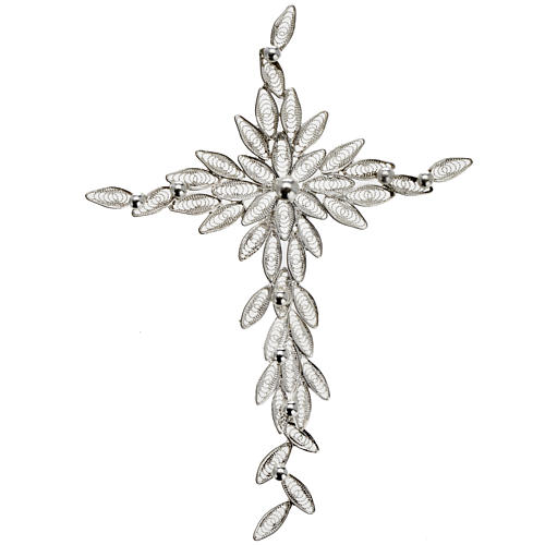 Cross pendant, 800 silver 5,9g 1