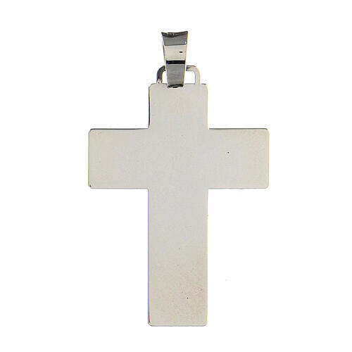Hail Mary cross in 925 silver 2