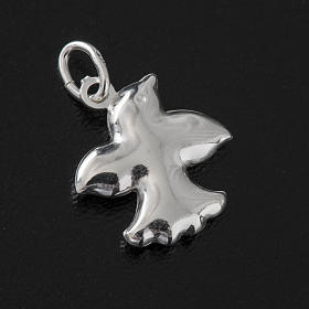 Dove charm in silver 925, 1.5 cm