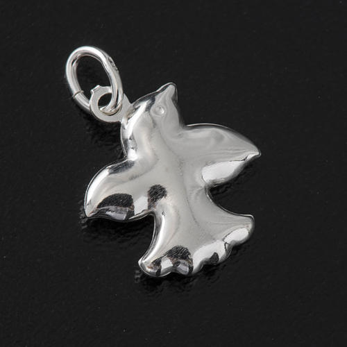 Dove charm in silver 925, 1.5 cm 2