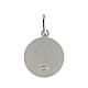 Round Medal in silver 925, Saint Christopher, 1,5 cm s2
