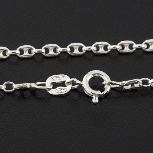 Anchor chain necklace in silver 925, 50 cm 2