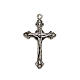 Cross fleury crucifix pendant in silver 925, 2,5 cm s1