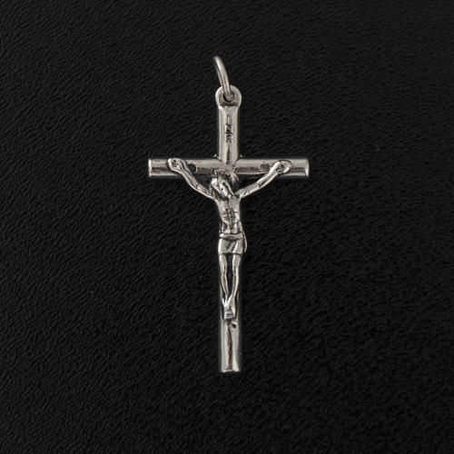 Pingente crucifixo prata 925 h 3,5 cm 2