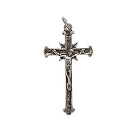 Pendente argento 925 croci raggi 4,8 cm